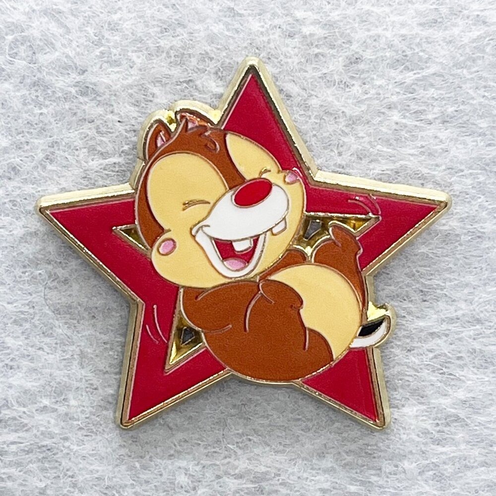 🔮 5/$25 Disney Star Chip N Dale Laughing Dale Pin